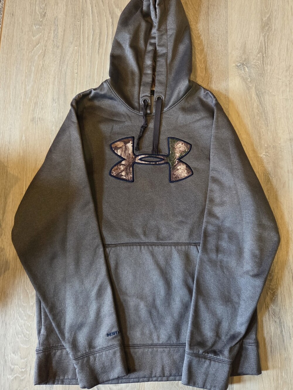 Under Armour Kids' Gray Hooded Pullover Jacket